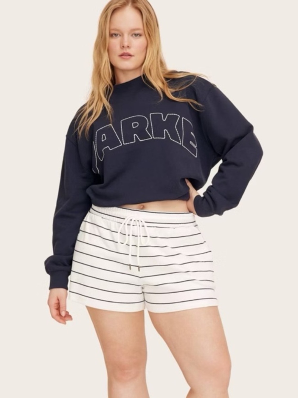 Parke x Target Striped Pull On Shorts